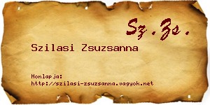 Szilasi Zsuzsanna névjegykártya