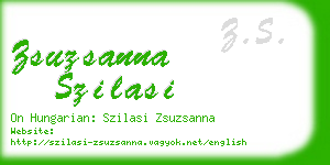 zsuzsanna szilasi business card